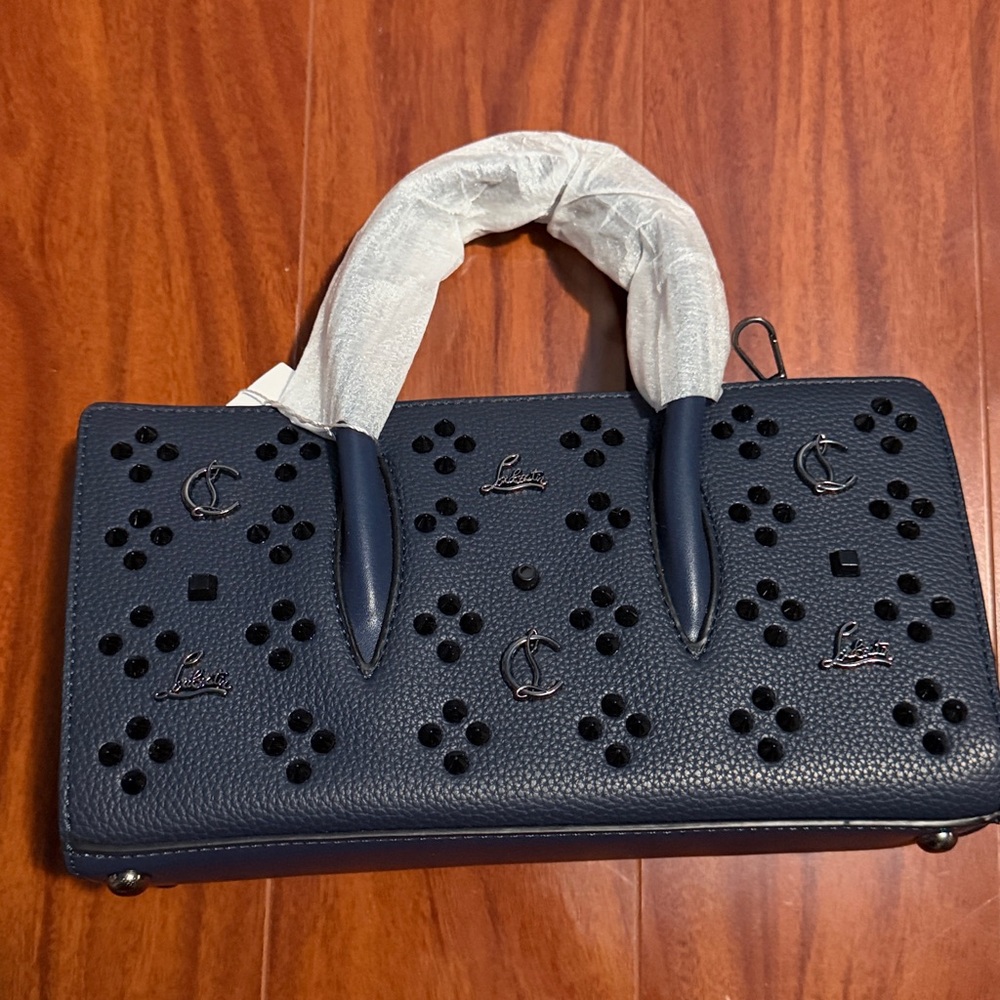 Elegant Navy Blue Handbag